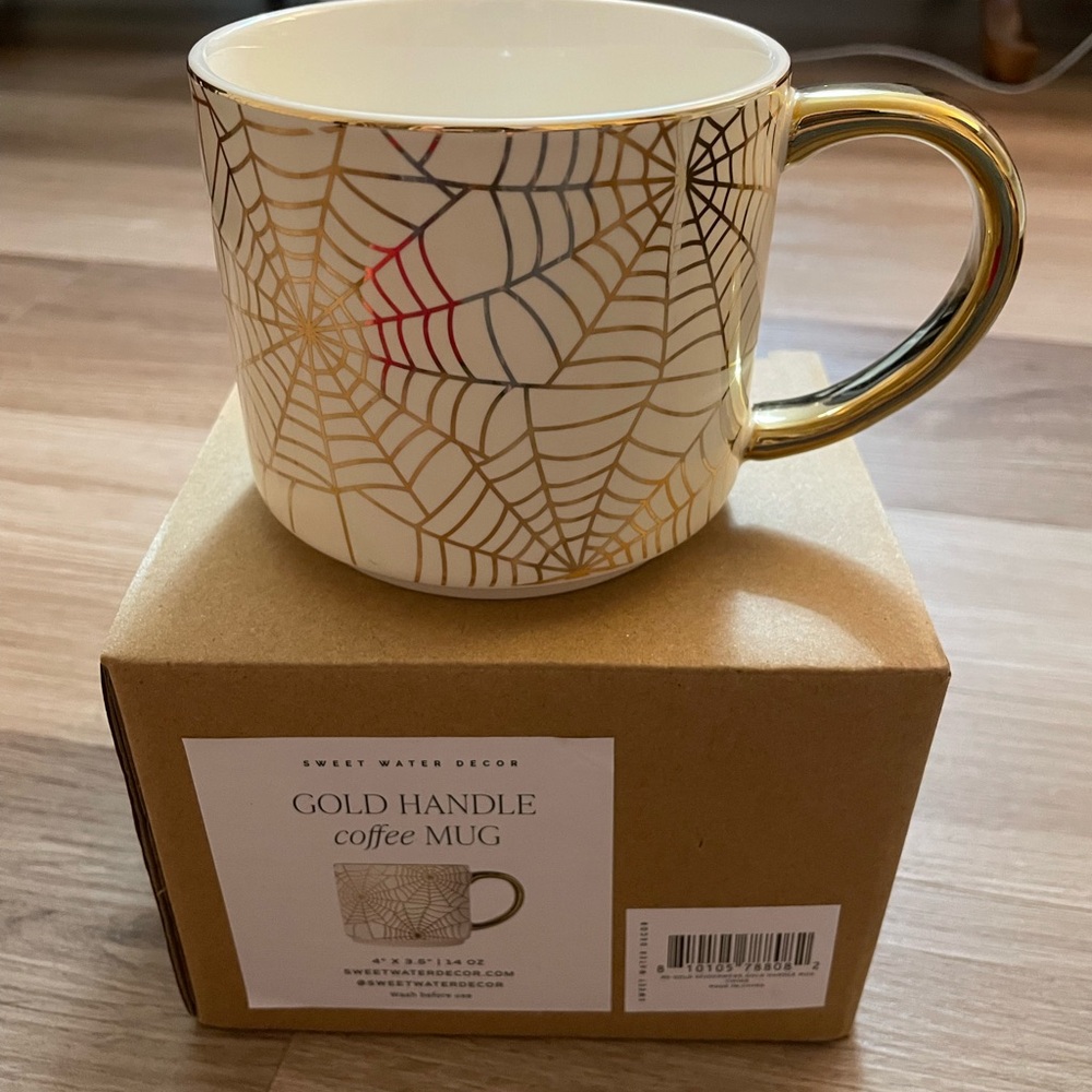 Sweet Water Decor 14 oz Spiderwebs Mug